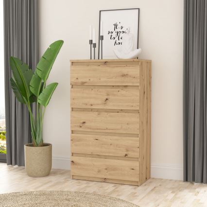 Kommode mit Schubladen MAO, Artisan-Eiche