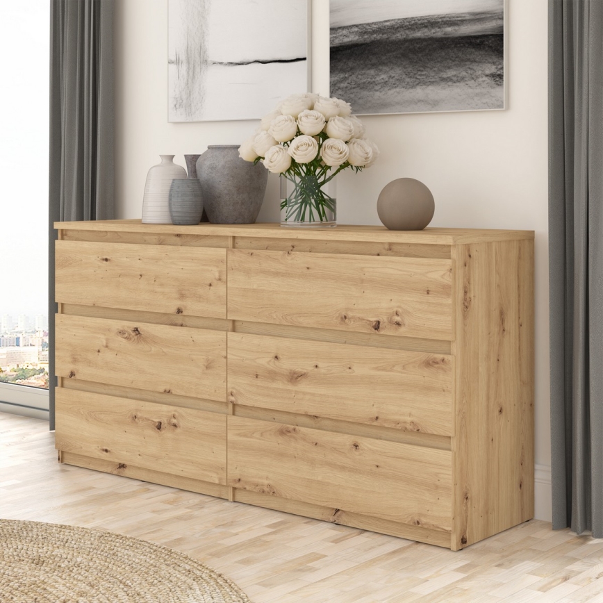 Kommode mit Schubladen MAO in Artisan-Eiche