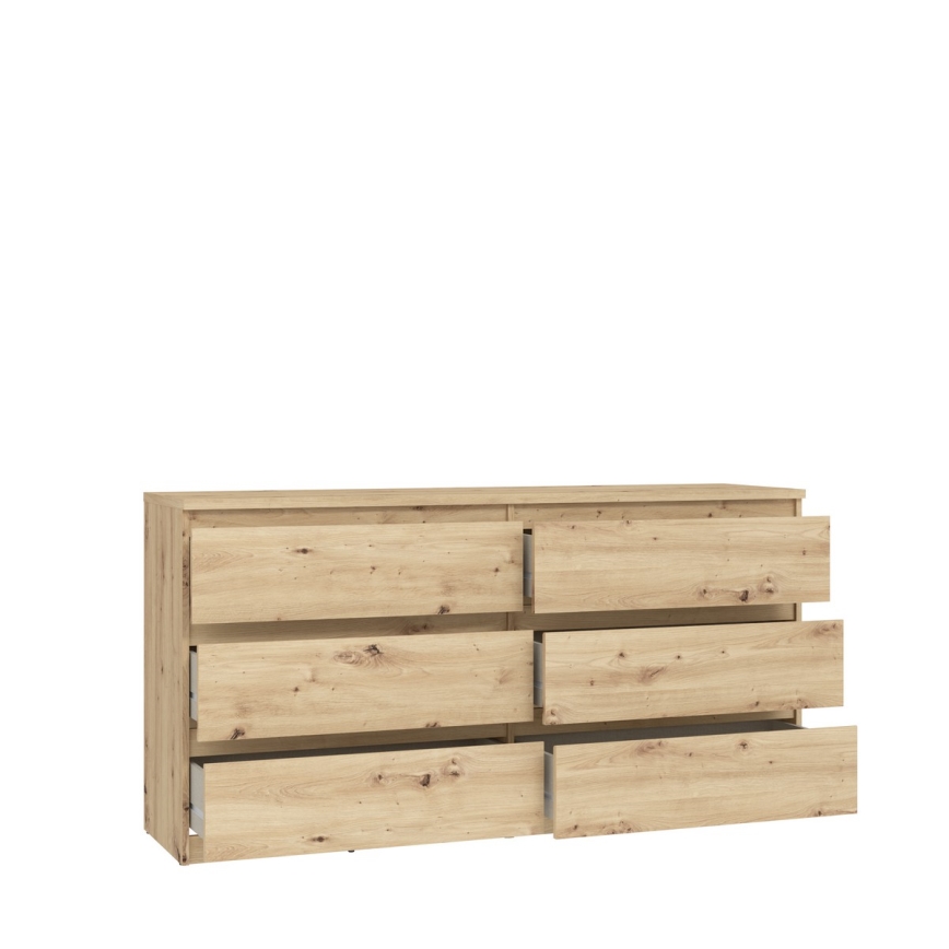 Kommode mit Schubladen MAO in Artisan-Eiche