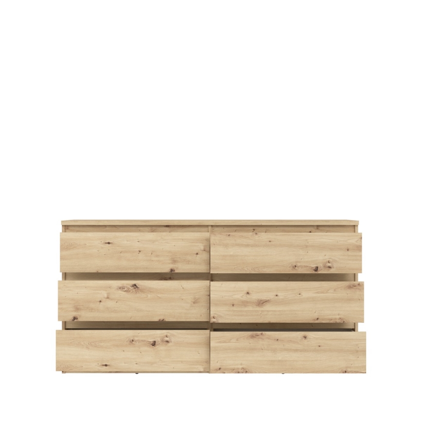Kommode mit Schubladen MAO in Artisan-Eiche