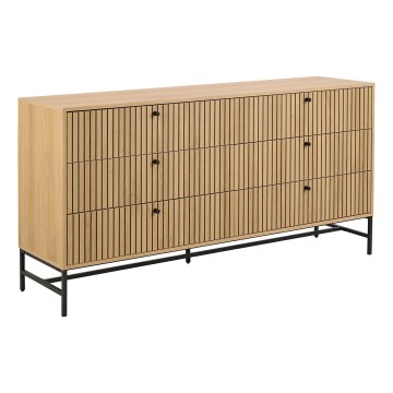 Kommode mit Schubladen OLIVIA Eiche