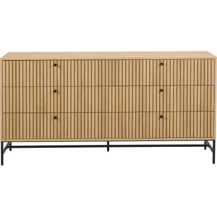 Kommode mit Schubladen OLIVIA Eiche