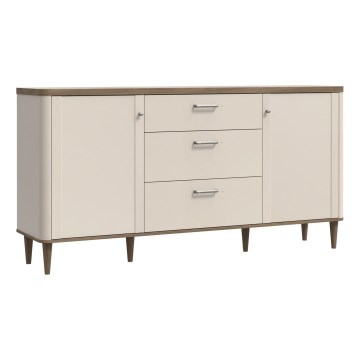 Kommode mit Schubladen VIRO braun/beige