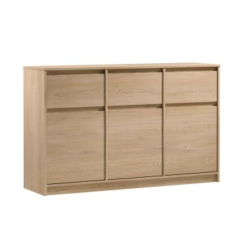Kommode MIYABI 138x86x40 cm Eiche Cremona
