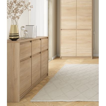 Kommode MIYABI 138x86x40 cm Eiche Cremona