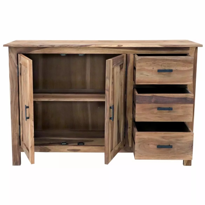 Kommode RAMI 90x140 cm Massivholz/Palisander