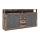 Kommode RUNA 190x96x32 cm dunkelbraun/anthrazit