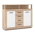 Kommode RUNA Eiche Sonoma/Weiß