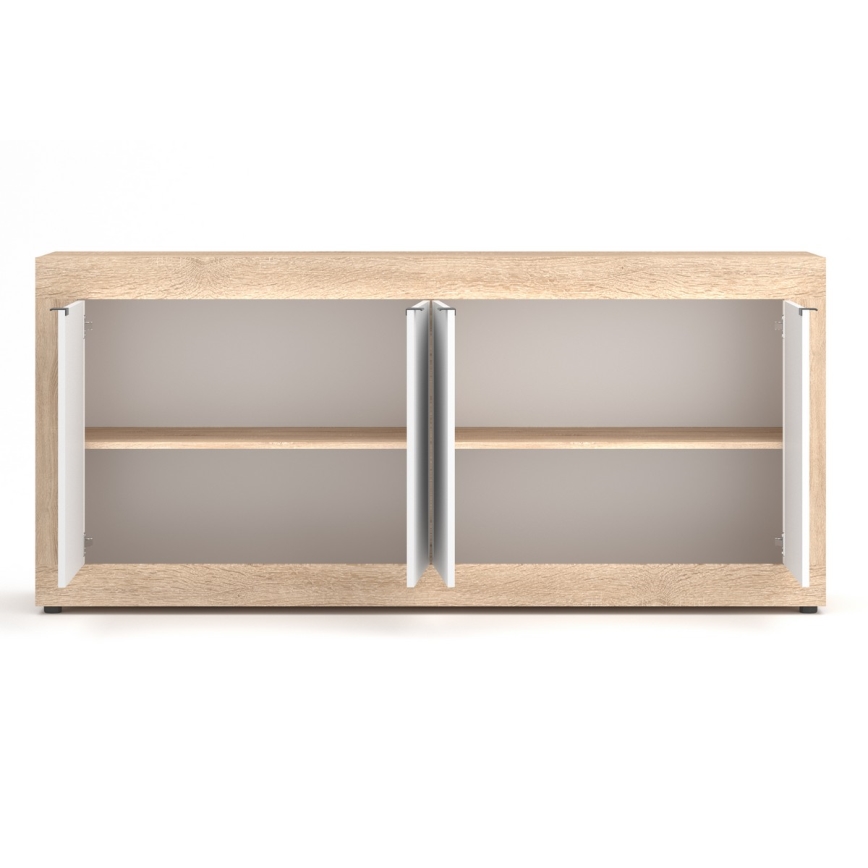 Kommode RUNEA Sonoma-Eiche/Weiß