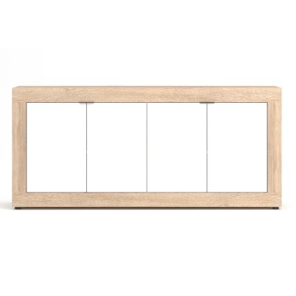 Kommode RUNEA Sonoma-Eiche/Weiß