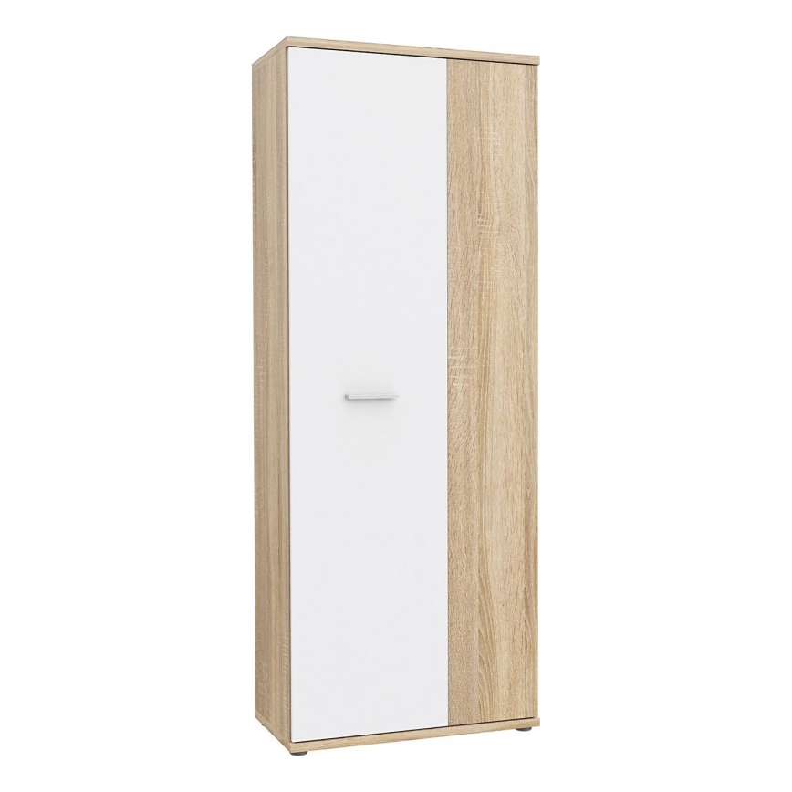 Kommode/Schuhschrank SIMO Sonoma-Eiche/Weiß