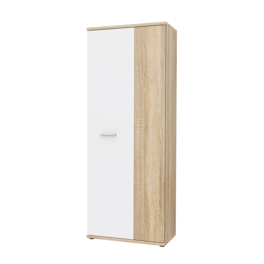 Kommode/Schuhschrank SIMO Sonoma-Eiche/Weiß