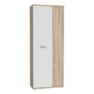 Kommode/Schuhschrank SIMO Sonoma-Eiche/Weiß