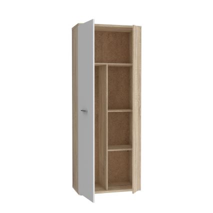 Kommode/Schuhschrank SIMO Sonoma-Eiche/Weiß