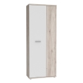 Kommode/Schuhschrank SIMO weiß/taupe