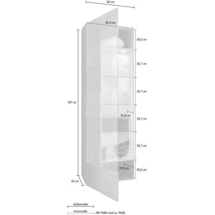 Kommode SERIAN, weiß