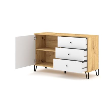 Kommode SULA Artisan-Eiche/weiß