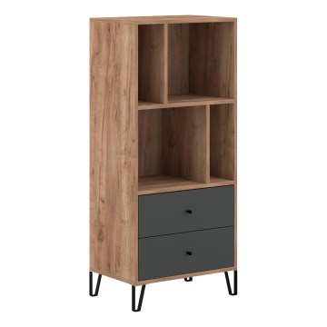 Kommode SULA Eiche Craft/schwarz