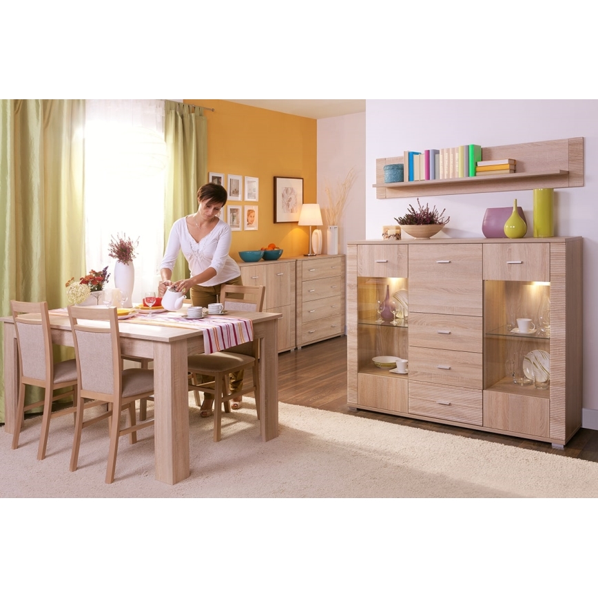 Kommode THEMO 96x93 cm Sonoma-Eiche
