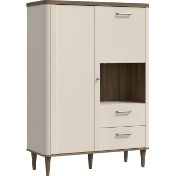 Kommode VIRO, Braun/Beige