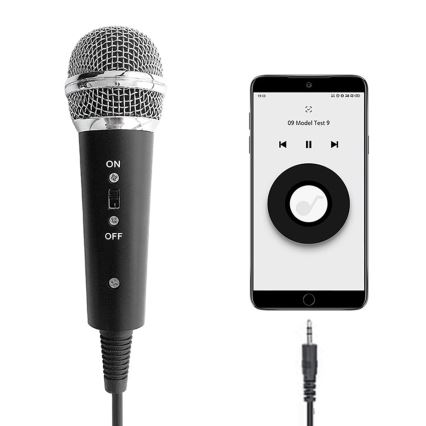 Kondensatormikrofon mit POP-Filter JACK 3,5 mm