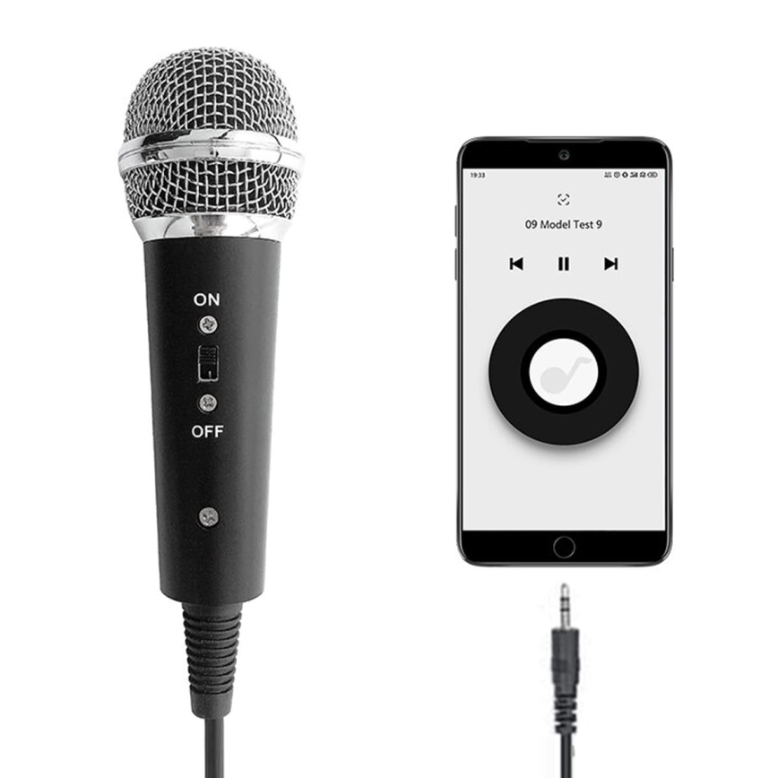 Kondensatormikrofon mit POP-Filter JACK 3,5 mm