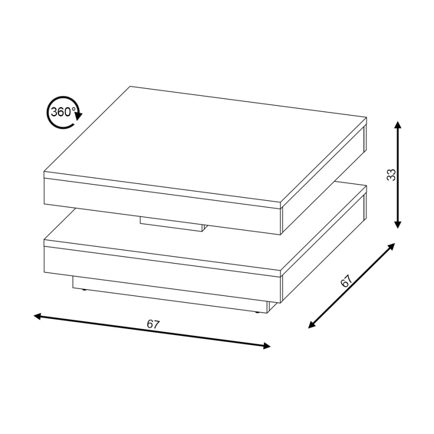 Konferenztisch TIMO weiß/grau in Betonoptik