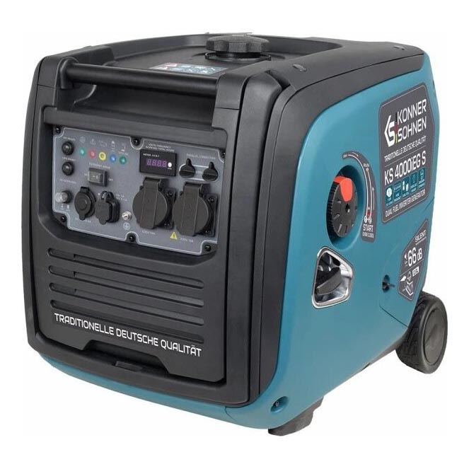 Könner & Söhnen 5106 - Gas- und Benzin-Inverter-Stromgenerator KS 4000iEG S 4000W