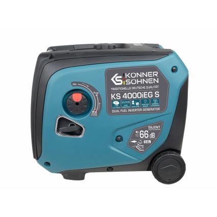 Könner & Söhnen 5106 - Gas- und Benzin-Inverter-Stromgenerator KS 4000iEG S 4000W