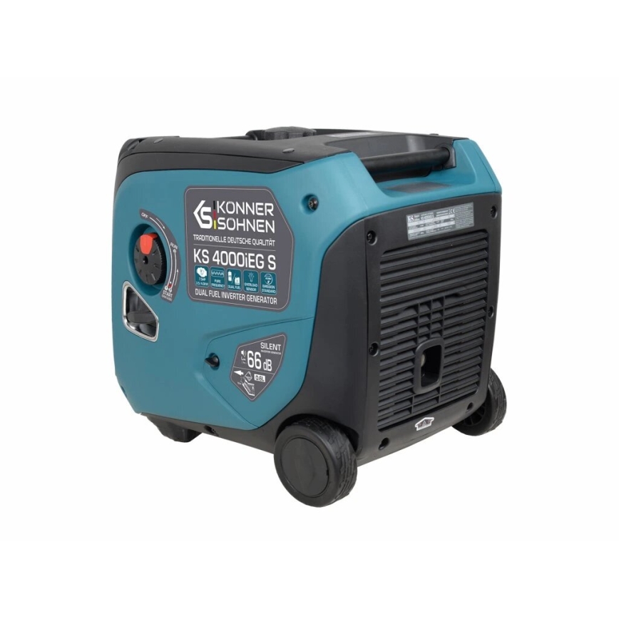 Könner & Söhnen 5106 - Gas- und Benzin-Inverter-Stromgenerator KS 4000iEG S 4000W