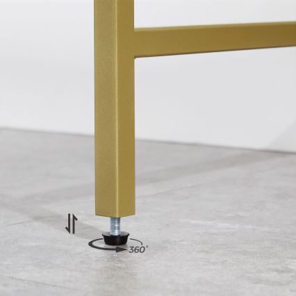 Konsolentisch CIREL in Gold