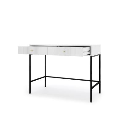 Konsolentisch LUE 104 x 50 cm weiß/schwarz