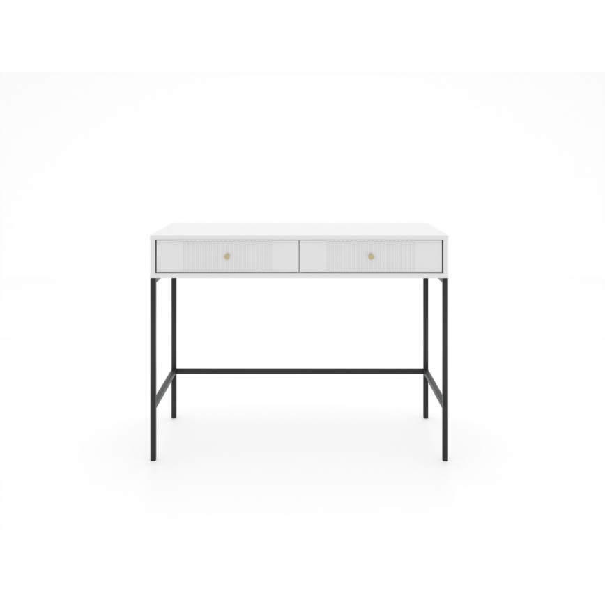 Konsolentisch LUE 104 x 50 cm weiß/schwarz