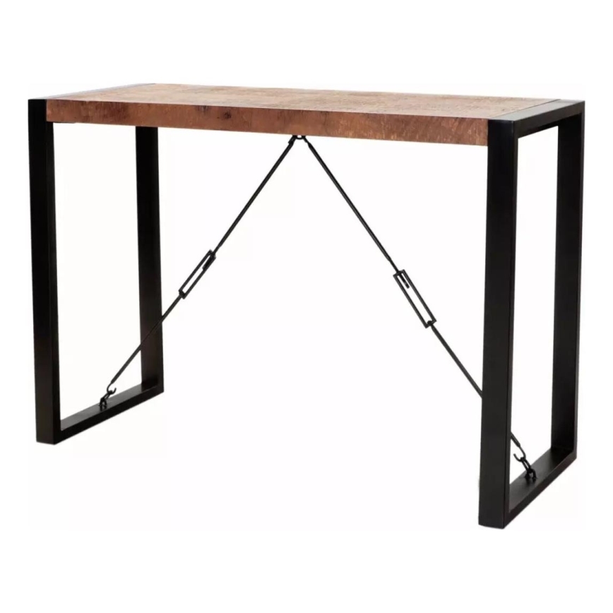 Konsolentisch RETRO 76x110 cm Massivholz/Mangobaum