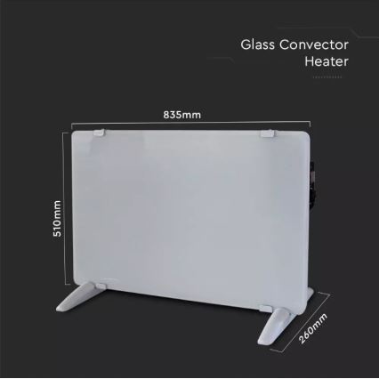 Konvektionsheizung 1000/2000W/230V IP24
