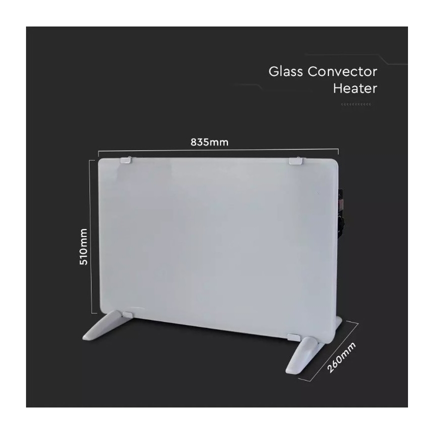 Konvektionsheizung 1000/2000W/230V IP24