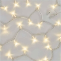 Koppelbare Lichterkette 50xLED/5m IP44 warmweiß weiß