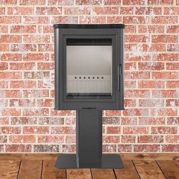 Kratki - Kaminofen aus Stahl 7 kW 150 mm