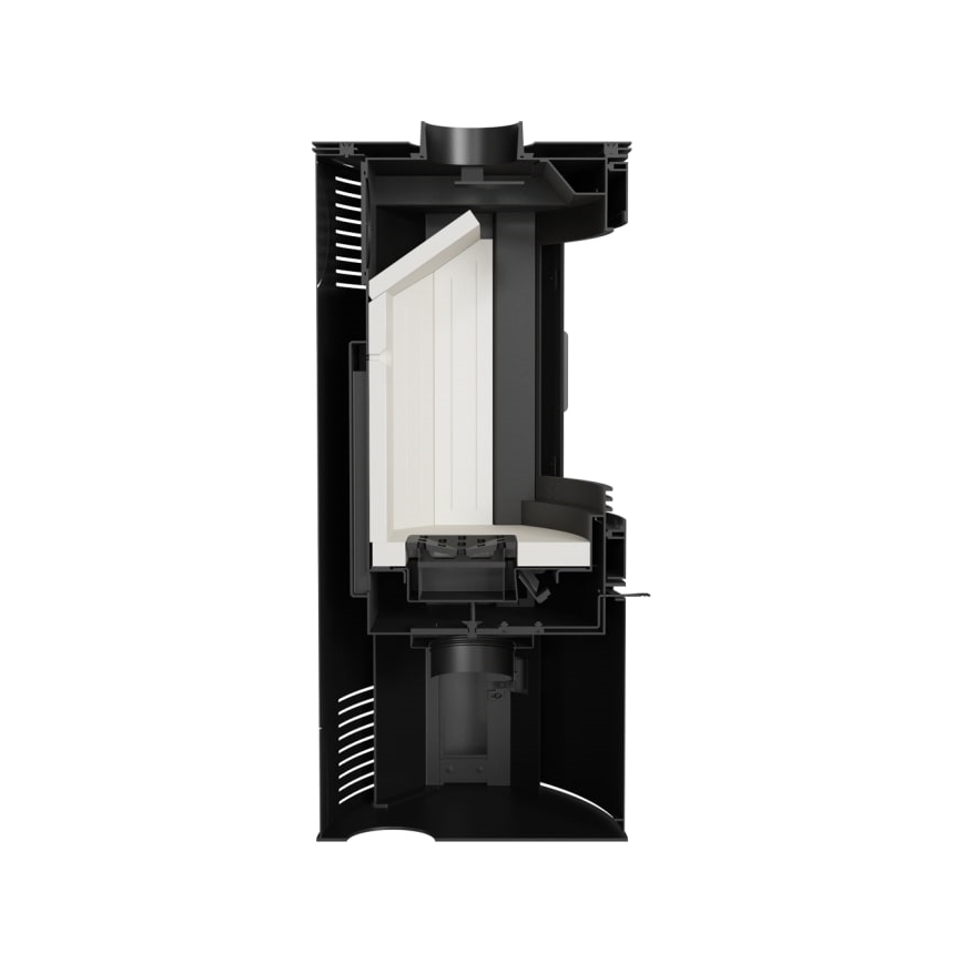 Kratki - Stahlkamin 10kW 150mm