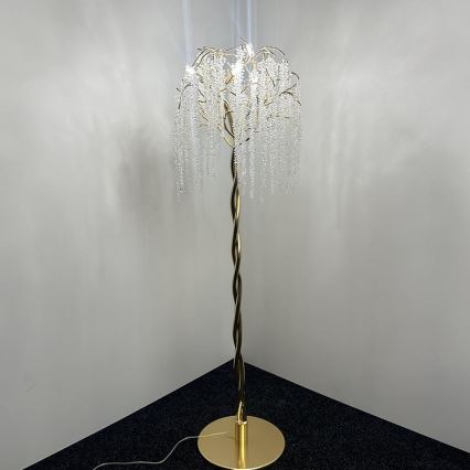 Kristall-Stehleuchte 5xG9/40W/230V golden