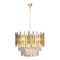 Kristallkronleuchter an Kette ASPEN GOLD 6xE14/40W/230V