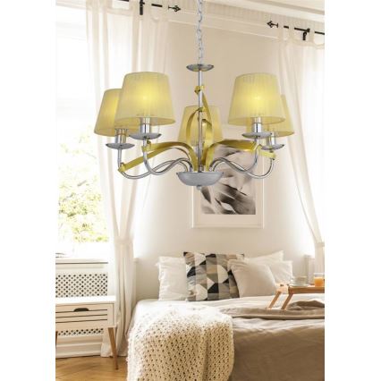 Kronleuchter an einer Kette DIVA 5xE14/40W/230V