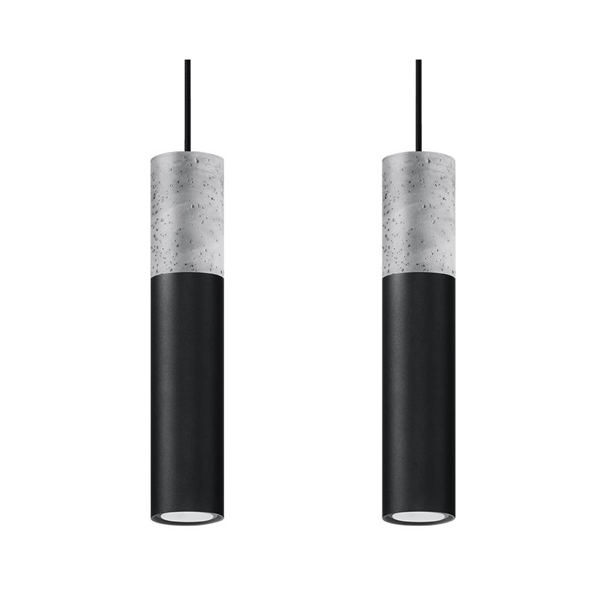 Kronleuchter an einer Litze BORGIO 2xGU10/40W/230V