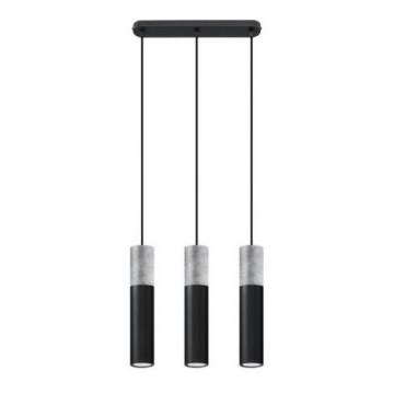 Kronleuchter an einer Litze BORGIO 3xGU10/40W/230V