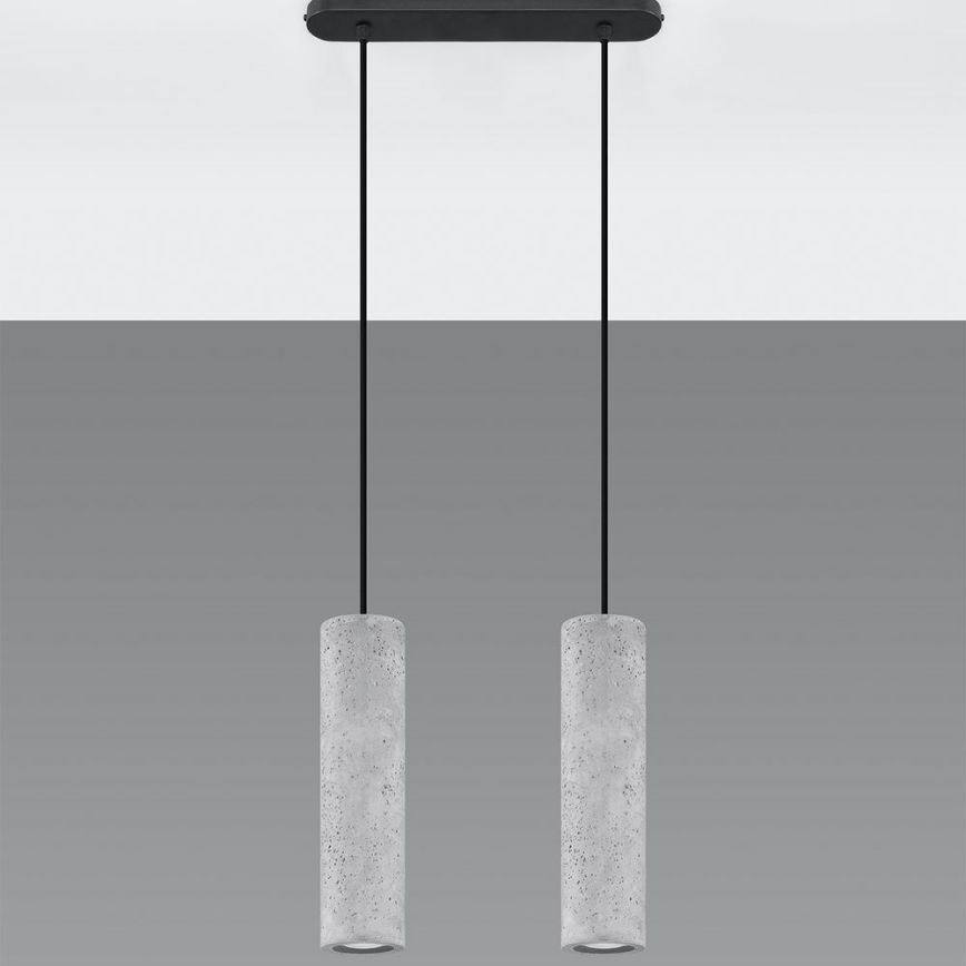 Kronleuchter an einer Litze LUVO 2xGU10/40W/230V