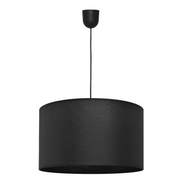 Kronleuchter an einer Schnur ALBA 1xE27/15W/230V d. 45 cm schwarz