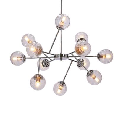 Kronleuchter an einer Stange BEST 12xE14/40W/230V