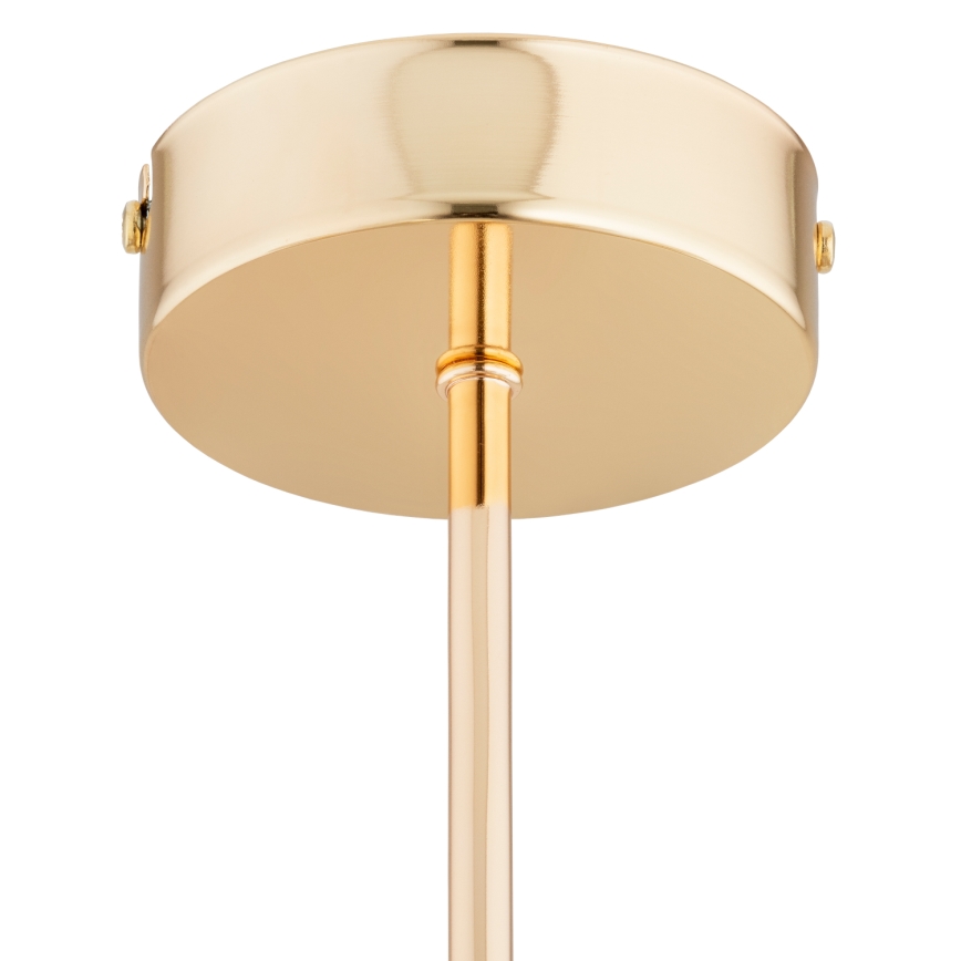 Kronleuchter an einer Stange FOTON 6xE14/40W/230V gold/weiß