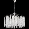 Kronleuchter an Kette 7xE14/60W/230V d 54 cm glänzendes Chrom