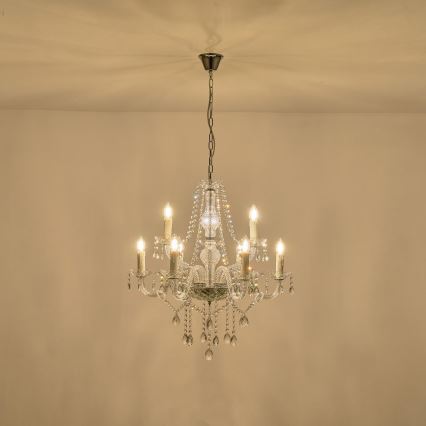 Kronleuchter an Kette 9xE14/15W/230V